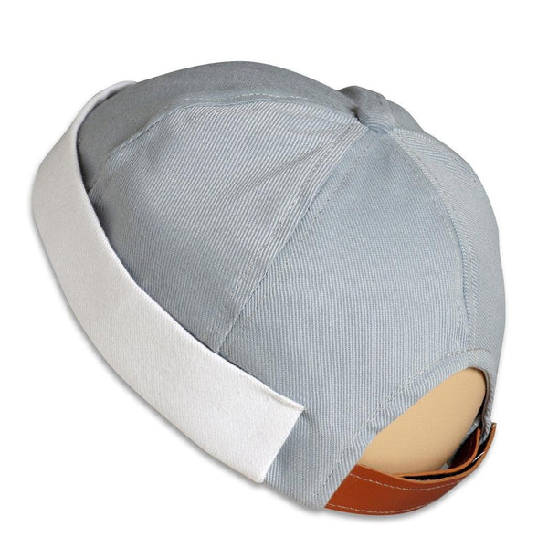 Light Blue W/ White Cuff - Brimless Docker Hat