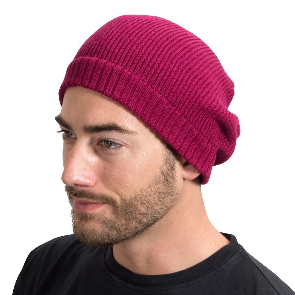Snugzero Cotton Beanie Hats for Men & Women for All Season , Red, Adult Unisex, Size: One Size