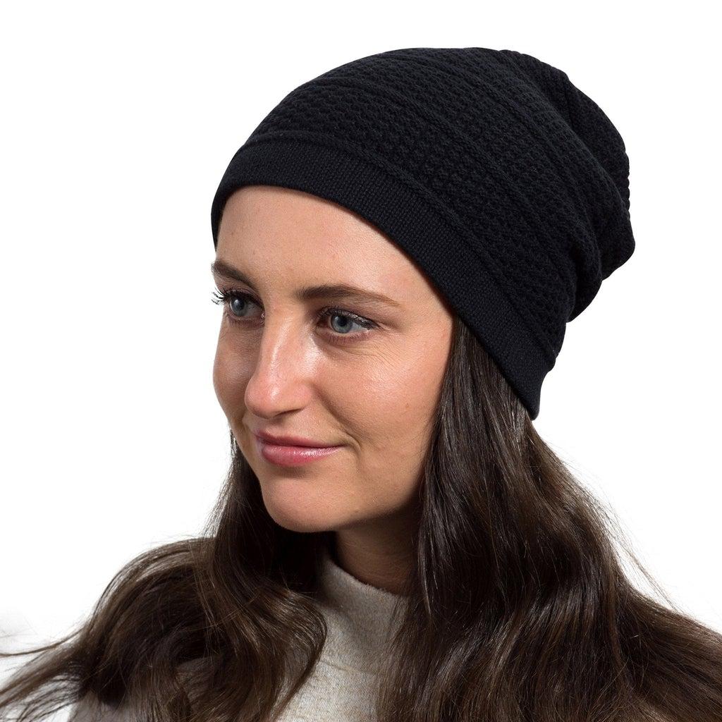 Spring Beanie Slouchy Ribbed Cotton Beanie For Spring, Summer, and Fall. For Men and ...