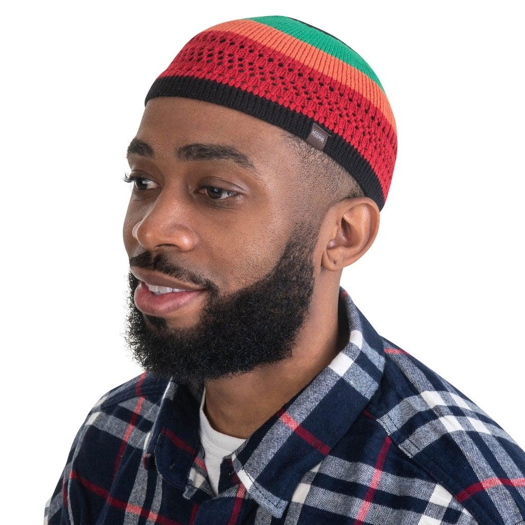 Candid Signature Striped Beanie Kufi Caps Featuring Cool Designs and Patterns, adult Unisex, Size: One Size