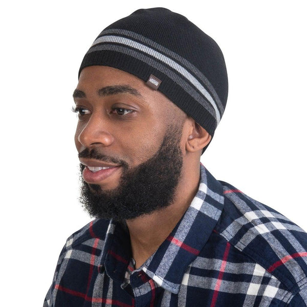 Striped Cotton Beanies for Men and Women - Breathable All Year Cotton Beanies